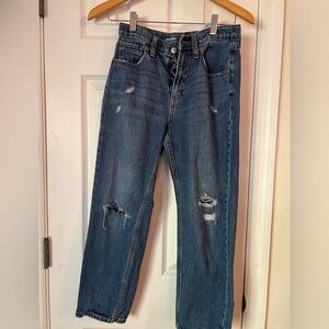 Old Navy kids slouchy straight jeans